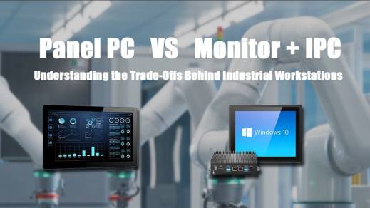 Panel PC vs Moniteur industriel et PC Industriel - INtronix Systems