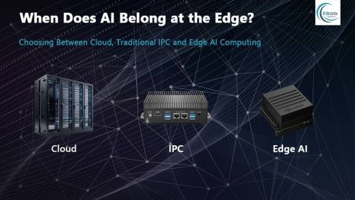 Cloud PC industriel et Edge AI comparaison du traitement des données INTRONIX Systems