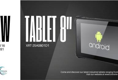 Lancement de la tablette industrielle 8″ XRT-25A0801D1 Android 16 Intronix Systems