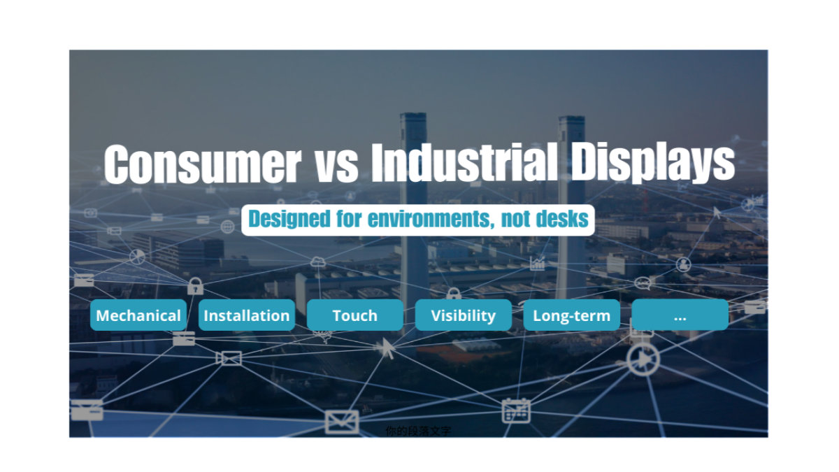 Écrans industriels vs grand public : les différences - intronix systems