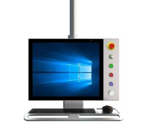 19-inch XEM-19190P1 industrial monitor on a bracket with a 1280 x 1024 capacitive or resistive screen