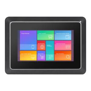 XBM-23070T1 outdoor industrial monitor with 7 P-CAP 1024x600 display and 800 nits