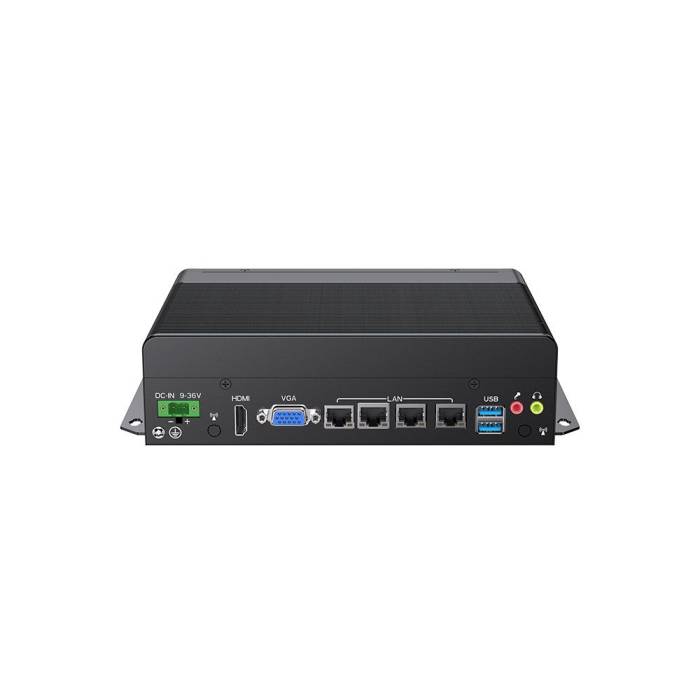Intronix Systems XFB-234604D1 Industrial Fanless PC with 4x USB, 4xLAN, 2x CAN, 1xVGA, 1xHDMI