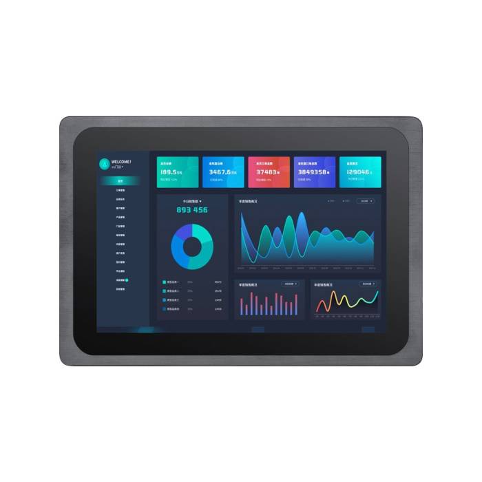 12.1" XEM-25121T1 Intronix Systems industrial touchscreen 1024x768 capacitive and resistive touchscreen