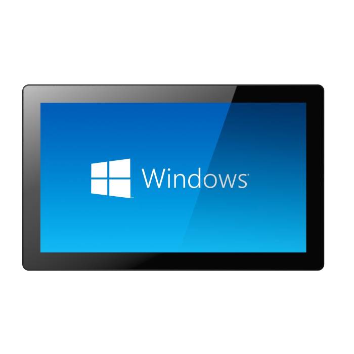 XIP-21185D1 industrial panel PC with 18.5-inch touchscreen and 300 nits brightness
