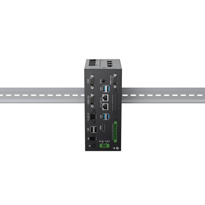 Fanless DIN Rail PC XDB-242506D1 Celeron® J6142 or Core™ i3/i5/i7 5xCOM 2xLAN 6xUSB